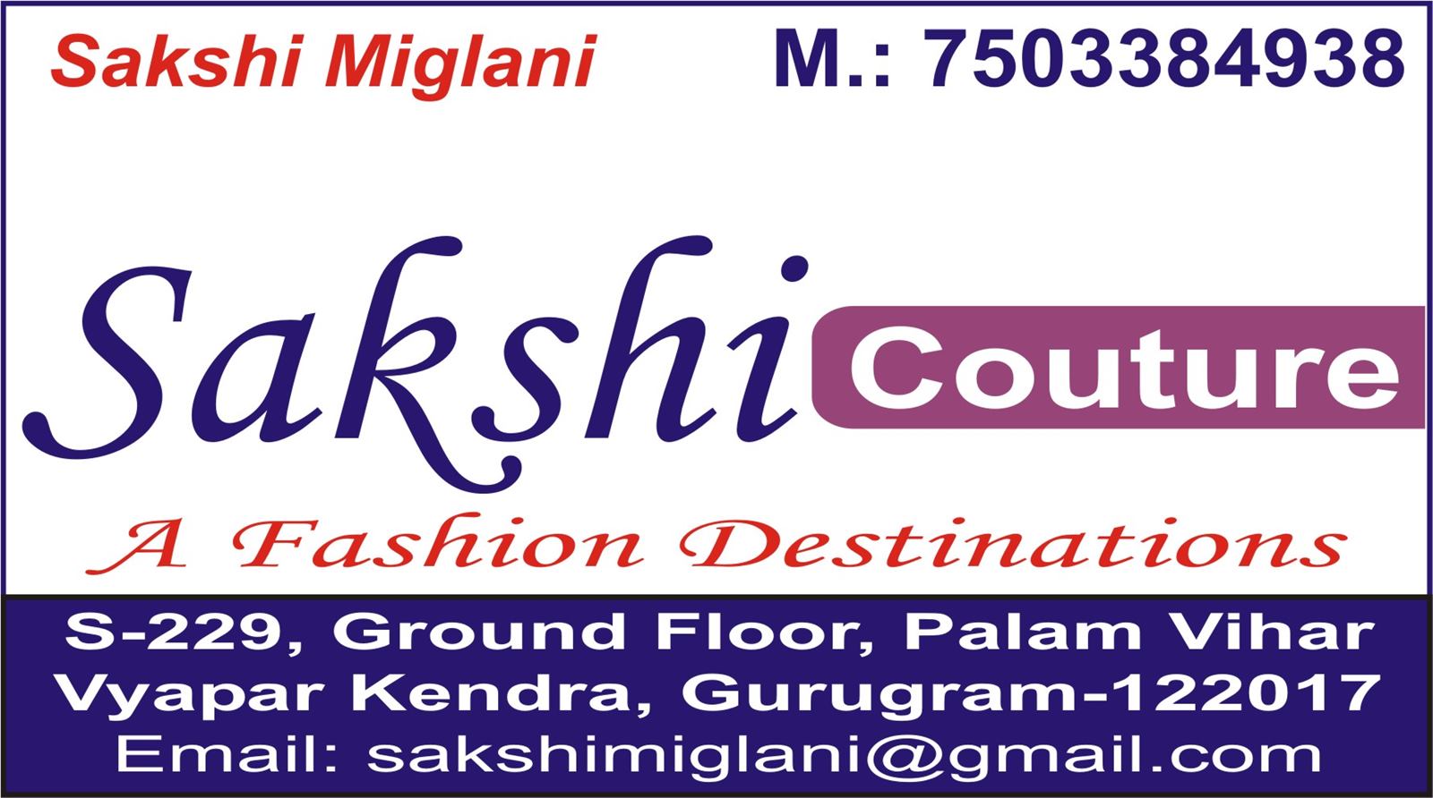 SAKSHI COUTURE
